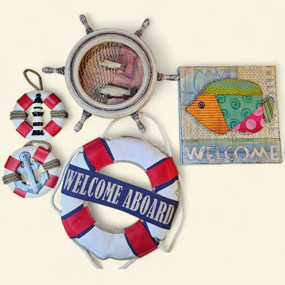 Nautical Cottage Theme Decor